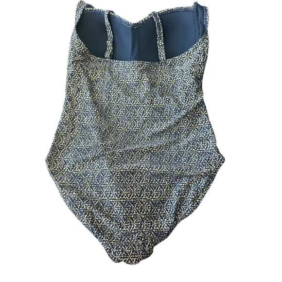 Niptuck Blue &‎ Gold One piece swimsuit size 8 - Picture 3 of 7
